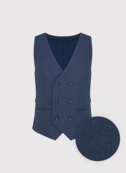 PAKO LORENTE – Granatowa dwurzędowa kamizelka męska. Kamizelki męskie Pako Lorente, m, z elastanu. Za 249.99 zł.