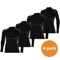 Koszulka termoaktywna Heat Keeper z długim rękawem męskie Premium 4-pak. Czarne bielizna termoaktywna męska HEAT KEEPER, m. Za 303.99 zł.