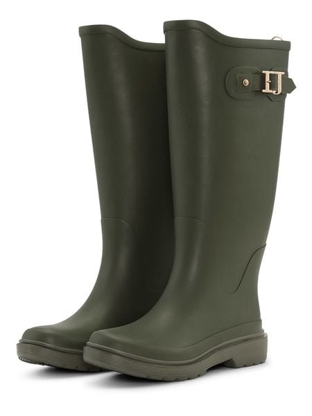 Ilse Jacobsen Kalosze w kolorze khaki rozmiar: 36. Brązowe kalosze damskie Ilse Jacobsen, bez wzorów, z materiału. Za 134.85 zł.