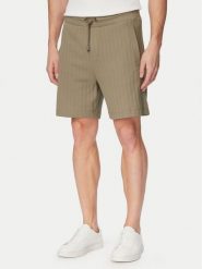 JOOP! Szorty materiałowe Juanito 30104273 Zielony Regular Fit. Zielone szorty męskie Joop!, z bawełny, bez kołnierzyka. Za 479.99 zł.