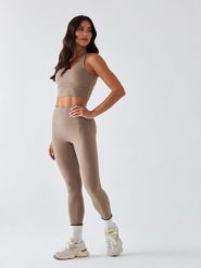 Legginsy Sportowe BeShaped Pilates Joga. Niebieskie legginsy damskie BESHAPED, xl, bez wzorów, z dzianiny. Za 199.00 zł.