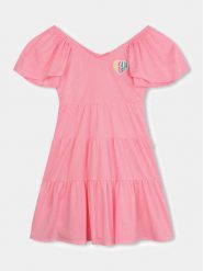 Billieblush Sukienka codzienna U20189 Różowy Regular Fit. Czerwone sukienki dziewczęce Billieblush, bez wzorów, z syntetyku, bez ramiączek. Za 159.99 zł.