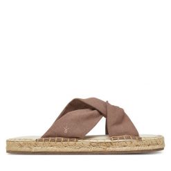 Klapki EMU Australia. Brązowe klapki damskie Emu Australia, bez wzorów, bez obcasa. Za 210.99 zł.