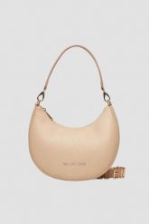 VALENTINO Beżowa torebka księżyc Alexia Hobo Bag SS26. Brązowe torebki klasyczne damskie Valentino by Mario Valentino, bez wzorów, bez dodatków. W wyprzedaży za 417.99 zł.