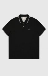 Koszulka męska Champion polo. Czarne koszulki polo męskie CHAMPION, m, bez wzorów, z bawełny, bez ramiączek. Za 99.00 zł.