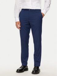 Selected Homme Spodnie garniturowe 16092419 Niebieski Slim Fit. Niebieskie spodnie wizytowe męskie Selected Homme, z syntetyku. Za 159.99 zł.