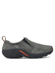 Merrell Półbuty Jungle Moc J65685 Szary. Szare półbuty męskie MERRELL, ze skóry, bez zapięcia. Za 249.99 zł.