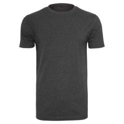 Koszulka Unisex Dla Dorosłych Z Okrągłym Dekoltem. Brązowe bluzki damskie BUILD YOUR BRAND, xl, bez wzorów, sportowe, bez kołnierzyka, bez ramiączek. Za 48.99 zł.
