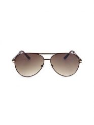 Guess Męskie okulary przeciwsłoneczne w kolorze brązowym rozmiar: 61. Brązowe okulary przeciwsłoneczne męskie Guess, z tworzywa sztucznego. Za 194.95 zł.