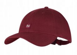 Czapka z daszkiem BUFF CHILL BASEBALL CAP. Czerwone czapki męskie Buff, bez wzorów, z materiału. Za 124.90 zł.