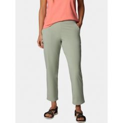Spodnie Damskie Columbia All Seasons Pull-On. Zielone spodnie materiałowe damskie Columbia, bez wzorów, sportowe. Za 339.00 zł.
