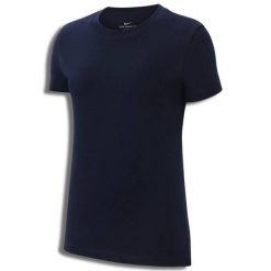 Koszulka damska Nike Park 20 Dri-Fit treningowa bawełniana szybkoschnąca. Niebieskie t-shirty damskie Nike, m, bez wzorów, z bawełny, bez ramiączek. Za 96.03 zł.