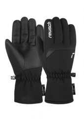 Rękawiczki narciarskie/snowboardowe Reusch. Białe rękawiczki damskie REUSCH, na zimę, bez wzorów, z materiału. Za 313.99 zł.