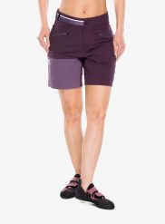 Spodenki damskie Ortovox Brenta Shorts. Fioletowe szorty damskie ORTOVOX, bez wzorów, z materiału. Za 626.99 zł.