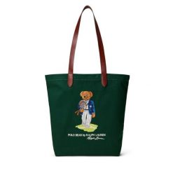 Torebka Polo Ralph Lauren. Zielone torebki klasyczne damskie Polo Ralph Lauren, bez wzorów, bez dodatków. Za 599.99 zł.