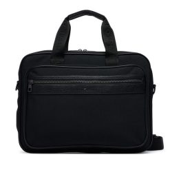 Torba na laptopa Tommy Hilfiger. Czarne torby na laptopa damskie Tommy Hilfiger, bez wzorów. Za 529.99 zł.