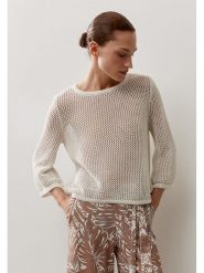 More & More Sweter w kolorze kremowym rozmiar: 44. Brązowe swetry klasyczne damskie MORE & MORE, bez kołnierzyka. Za 196.88 zł.