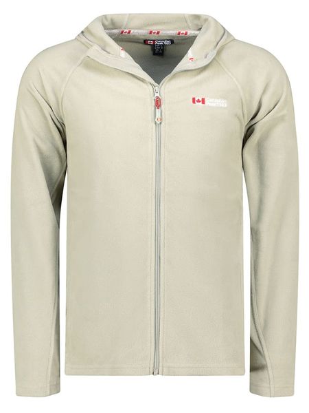 Canadian Peak Kurtka polarowa "Tugoodeak" w kolorze beżowym rozmiar: S. Brązowe kurtki męskie Canadian Peak, s, bez wzorów, z polaru, bez kaptura. Za 56.99 zł.