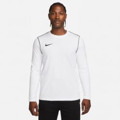 Bluza treningowa męska Nike Park 20 Crew. Białe bluzy z kapturem męskie Nike, m, z materiału. Za 192.10 zł.