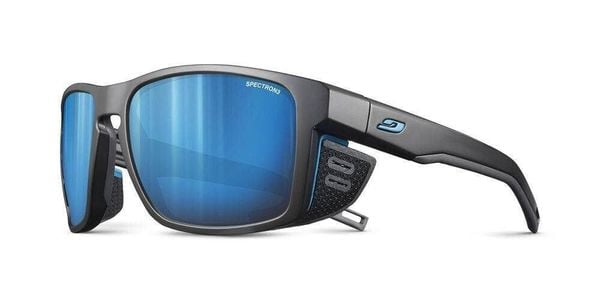 Okulary górskie JULBO SHIELD - czarny | Spectron Cat 3. Czarne okulary przeciwsłoneczne męskie JULBO, z materiału, prostokątne. Za 475.00 zł.