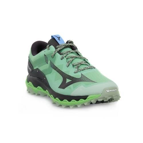 Buty do biegania męskie Mizuno Wave Mujin. Zielone obuwie do biegania damskie Mizuno, mizuno wave. Za 499.99 zł.