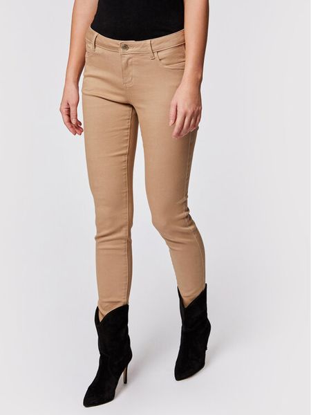 Morgan Jeansy 211-PETRA1 Brązowy Skinny Fit. Brązowe jeansy damskie Morgan. Za 139.99 zł.