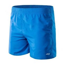 Spodenki szorty męskie Aquawave Apeli Blithe. Niebieskie szorty męskie AQUA-SPORT, bez kołnierzyka. Za 65.28 zł.