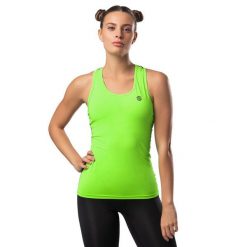 Koszulka tank top fitness damska All Star. Czarne bluzki sportowe damskie SIROKO, s, bez kołnierzyka, bez ramiączek. Za 87.40 zł.