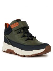 Geox Kozaki J Flexyper Plus Boy J36LCG 0MEFU C0623 M Khaki. Brązowe buty zimowe chłopięce Geox, ze skóry, bez zapięcia. Za 249.99 zł.