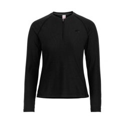 Damski top treningowy Kari Traa Linnea. Czarne topy damskie Kari Traa, bez wzorów, bez kołnierzyka. Za 342.00 zł.