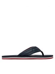 Tommy Hilfiger Japonki Hilfiger Padded Beach Sandal FM0FM05801 Granatowy. Niebieskie klapki i japonki męskie Tommy Hilfiger, z syntetyku. Za 189.99 zł.