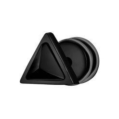 True Rebels Kolczyki Trójkat Stal nierdzewna Czarny Biżuteria męska 1 ct Męskie. Czarna biżuteria dla mężczyzn True Rebels, z cyrkonią, ze stali. Za 110.49 zł.