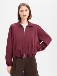 Marc O'Polo Denim Bluza Kobiety czerwony, M. Czerwone bluzy bez kaptura damskie Marc O'Polo Denim, m, bez wzorów, z denimu, bez ramiączek, bez kaptura. Za 429.95 zł.