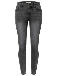 Timezone Dżinsy "Aleena" - Slim fit - w kolorze antracytowym rozmiar: W31/L32. Czarne jeansy damskie Timezone. Za 92.21 zł.