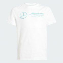 Koszulka Mercedes - Amg Petronas Formula One Team Dna Graphic. Białe t-shirty damskie Adidas, m, bez wzorów, bez kołnierzyka. Za 129.00 zł.