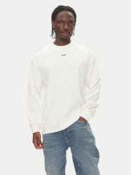 HUGO Bluza Daposo 50511029 Beżowy Relaxed Fit. Brązowe bluzy bez kaptura męskie Hugo, m, z bawełny. Za 199.99 zł.