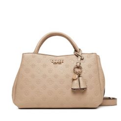 Torebka Guess. Brązowe torebki klasyczne damskie Guess, z aplikacjami, bez dodatków. Za 449.99 zł.