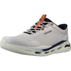 Buty SKECHERS ARCH FIT ORVAN HUNTER Szary. Szare buty trekkingowe męskie Skechers, z materiału, bez zapięcia, trekkingowe. Za 337.99 zł.