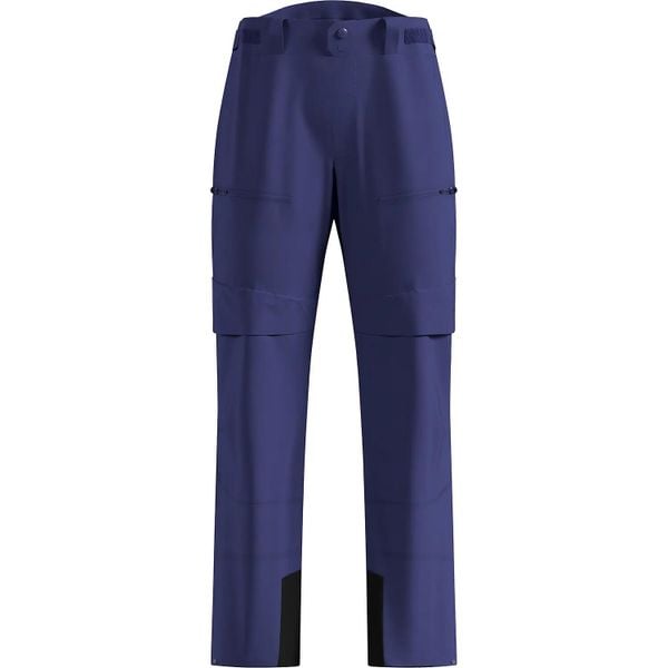 Spodnie softshellowe Odlo Pants regular length X-ALP 3L. Niebieskie spodnie materiałowe damskie Odlo, bez wzorów, z hardshellu. Za 1,899.99 zł.