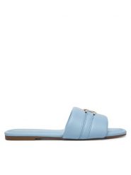 MEXX Klapki R24SS944932 Niebieski. Niebieskie klapki damskie Mexx, bez wzorów, z materiału, bez obcasa. Za 139.99 zł.