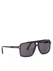 Tom Ford Okulary przeciwsłoneczne Kemp FT1177 01A Czarny. Czarne okulary przeciwsłoneczne męskie Tom Ford. Za 1,191.99 zł.