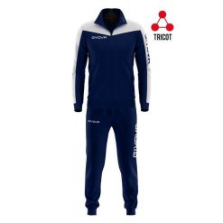 Givova Tuta Roma - triacetat, 4XS, dwukolorowy. Białe spodnie dresowe damskie Givova, xs, bez wzorów, z dresówki. Za 230.99 zł.