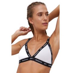 Biustonosz Sportowy Trójkątny Dla Kobiet. Białe biustonosze sportowe damskie Reebok, bez wzorów, z bawełny. Za 190.99 zł.