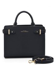 ATELIERS SAINT GERMAIN Skórzana torebka w kolorze czarnym - 25 x 19 x 10 cm rozmiar: onesize. Czarne torebki klasyczne damskie ATELIERS SAINT GERMAIN, bez wzorów, z materiału, bez dodatków. Za 587.41 zł.