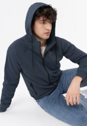 Bluza z kapturem B-MENTIS. Brązowe bluzy z kapturem męskie Volcano, l, z bawełny. Za 189.99 zł.