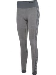 Damskie legginsy bezszwowe z wysokim stanem Hummel Mt Shine. Szare legginsy damskie HUMMEL, l, bez wzorów, z materiału, z podwyższonym stanem, na fitness i siłownię. Za 179.80 zł.