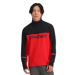 Bluza męska Spyder Speed 1/2 Zip. Czarne bluzy bez kaptura męskie Spyder, m. Za 569.99 zł.