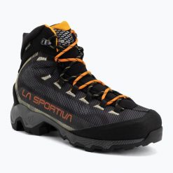 Buty trekkingowe męskie La Sportiva Aequalibrum Hike GTX. Czarne buty trekkingowe męskie La Sportiva, z gore-texu, przed kolano, bez zapięcia, trekkingowe, gore-tex. Za 1,211.70 zł.
