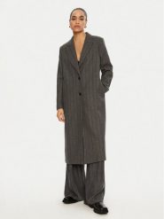 Please Płaszcz przejściowy K0GCCTG000 Szary Regular Fit. Szare płaszcze damskie Please, m, bez wzorów, z syntetyku. Za 509.99 zł.