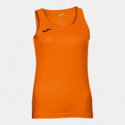 Koszulka fitness damska Joma Diana bez rękawów. Brązowe topy sportowe damskie Joma, s, bez wzorów, z materiału, bez ramiączek. Za 123.00 zł.